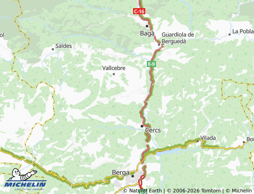 Carte MICHELIN Fígols - ViaMichelin