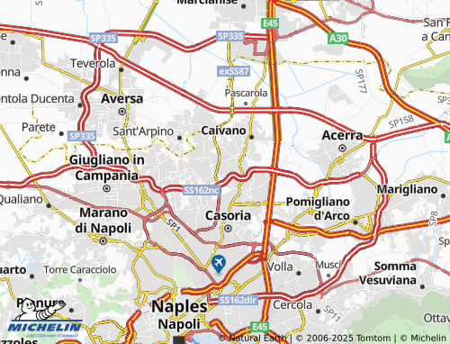 MICHELIN Carditello map - ViaMichelin