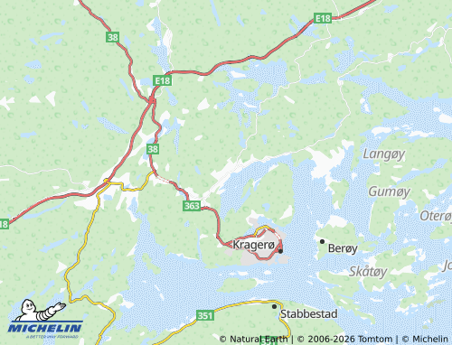 Mappa MICHELIN Nordbø - ViaMichelin