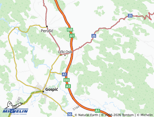 Kaart MICHELIN Ćukovac - ViaMichelin