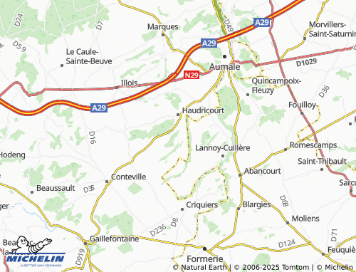 MICHELIN-Landkarte Haudricourt-au-Bois - ViaMichelin
