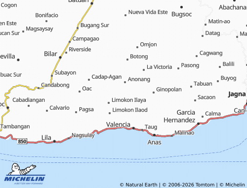 MICHELIN Genoveva map - ViaMichelin