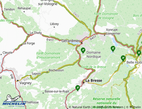 MICHELIN-Landkarte Le Phény - ViaMichelin