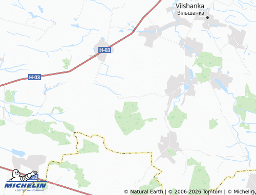 Mapa MICHELIN Shevchenka - ViaMichelin