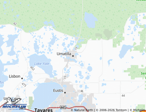 Mapa MICHELIN Umatilla - ViaMichelin