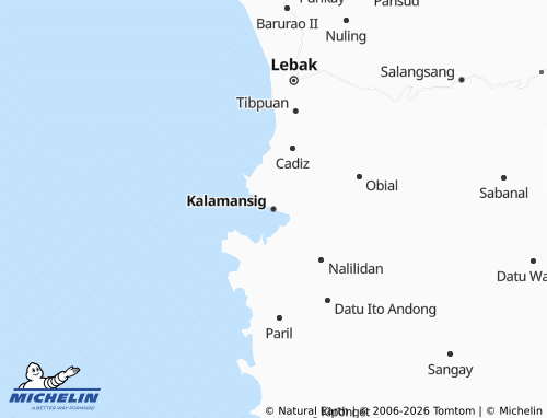 MICHELIN Kalamansig map - ViaMichelin