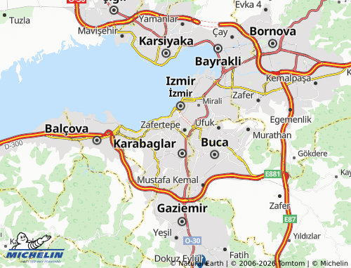 Mappa MICHELIN Bahar - ViaMichelin