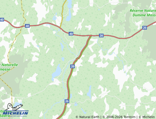 Carte MICHELIN Ryd - ViaMichelin