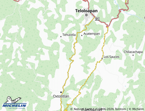 MICHELIN Tepozonalquillo map - ViaMichelin
