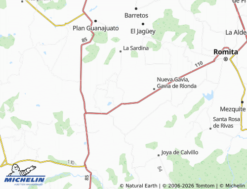 Mappa MICHELIN San José de Solís - ViaMichelin