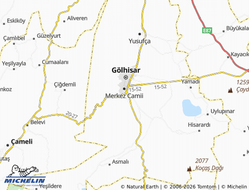 Mappa MICHELIN Ulucamii - ViaMichelin