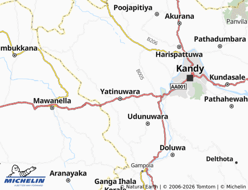 Mappa MICHELIN Kudaoya - ViaMichelin