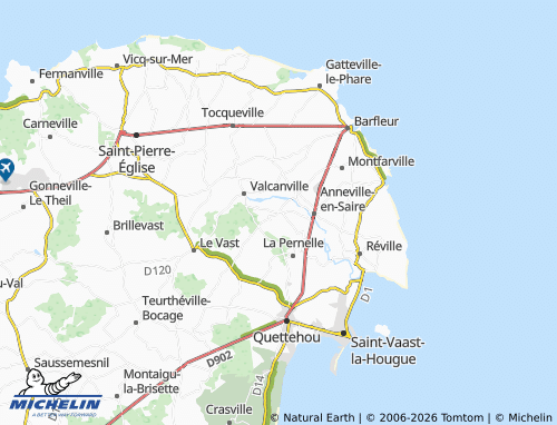 MICHELIN Le Vicel map - ViaMichelin