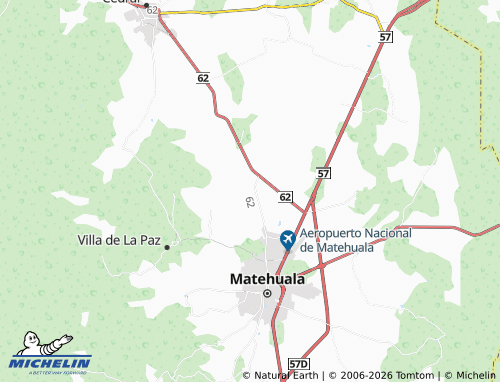Mappa MICHELIN San José de Las Trojes - ViaMichelin