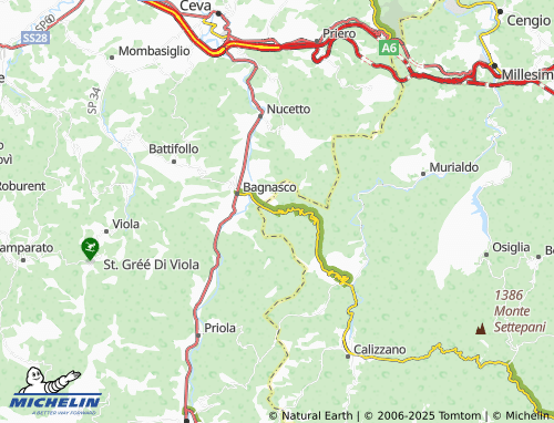 Carte MICHELIN Massimino - ViaMichelin