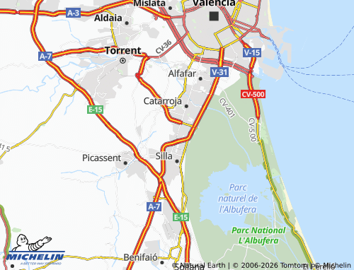 Mappa MICHELIN Beniparrell - ViaMichelin