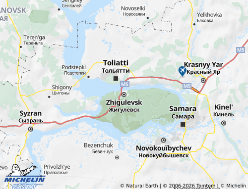 MICHELIN-Landkarte Stawropolski Rajon - ViaMichelin