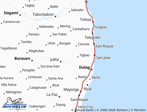MICHELIN Bolongtohan map - ViaMichelin