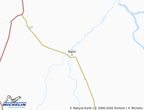 MICHELIN-Landkarte Rajim - ViaMichelin