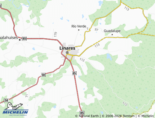 MICHELIN San Antonio map - ViaMichelin