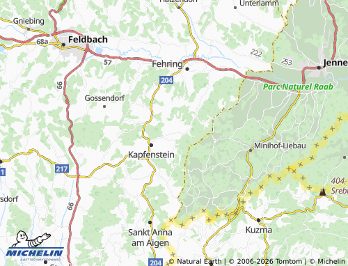 Mappa MICHELIN Gutendorf - ViaMichelin