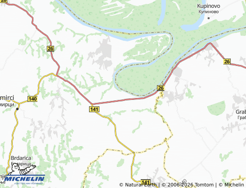 Mapa MICHELIN Novo Selo - ViaMichelin