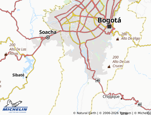 Mapa MICHELIN El Tesoro - ViaMichelin