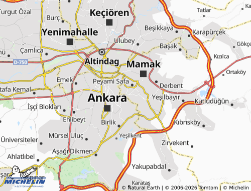 Mapa MICHELIN Türközü - ViaMichelin