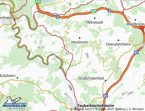 MICHELIN Böttigheim map - ViaMichelin