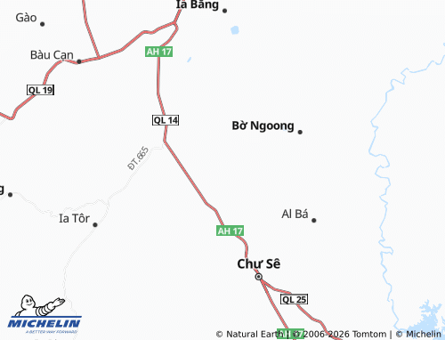 Mapa MICHELIN Chư Pơng - ViaMichelin