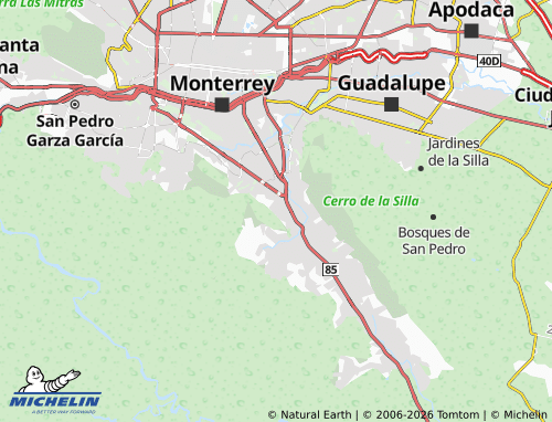 MICHELIN Satélte Acueducto map - ViaMichelin
