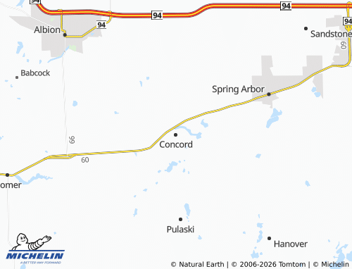 Mapa MICHELIN Concord - ViaMichelin