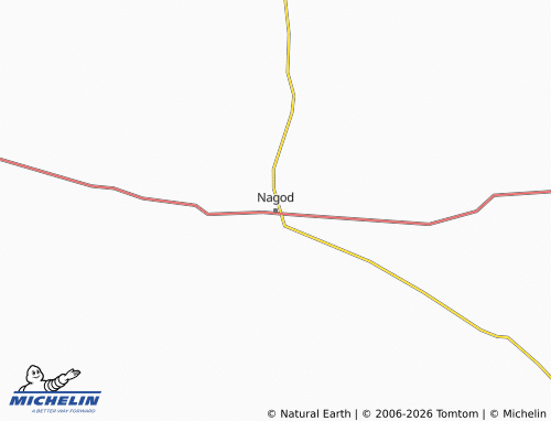 Mappa MICHELIN Nagod - ViaMichelin