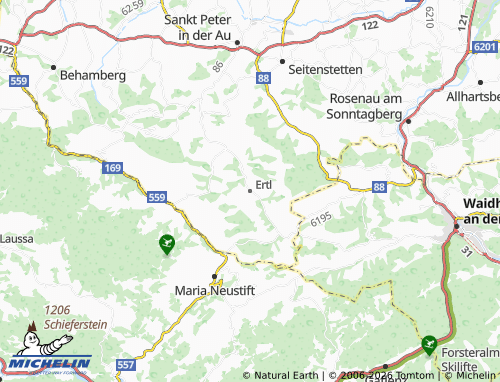 MICHELIN Ertl map - ViaMichelin