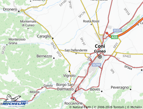 Mappa MICHELIN Cascina Bramardi - ViaMichelin