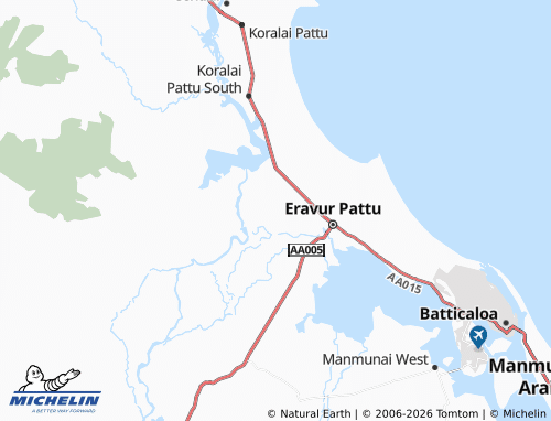 Kaart MICHELIN Vantharumoolai West - ViaMichelin