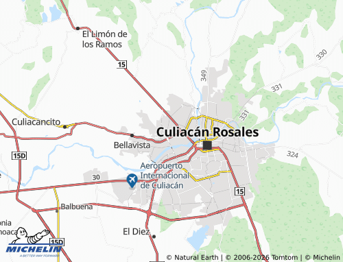 MICHELIN Rincón del Humaya map - ViaMichelin