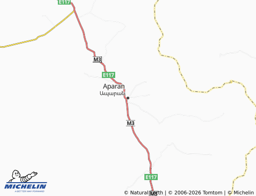 Mapa MICHELIN Aparan - ViaMichelin