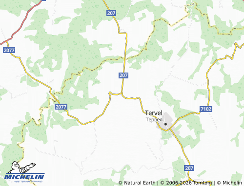 MICHELIN Chestimensko map - ViaMichelin