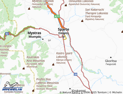 MICHELIN Alesia map - ViaMichelin