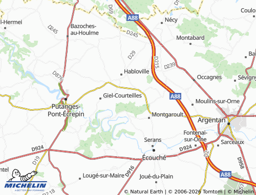 Mapa MICHELIN Vaux-le-Bardoult - ViaMichelin