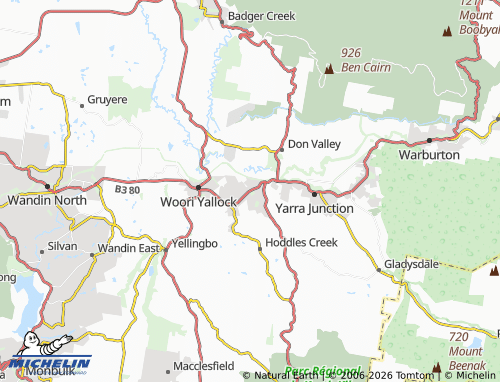 Mapa MICHELIN Launching Place - ViaMichelin