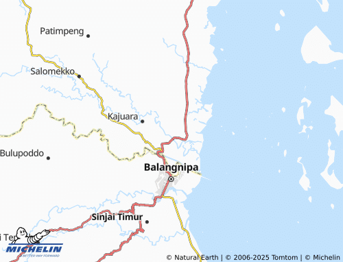 MICHELIN Padaelo map - ViaMichelin