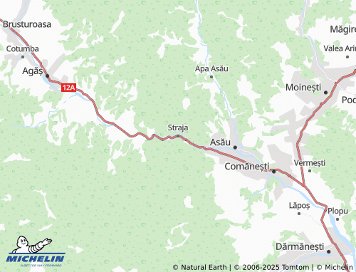 MICHELIN Straja map - ViaMichelin