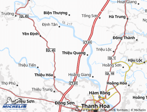 Mapa MICHELIN Thiệu Giang - ViaMichelin