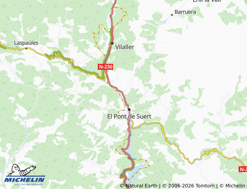 Mappa MICHELIN Campament de Tor - ViaMichelin