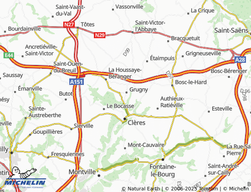 MICHELIN-Landkarte Le Ménillet - ViaMichelin