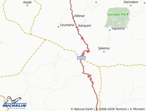 Mappa MICHELIN Dumlu - ViaMichelin