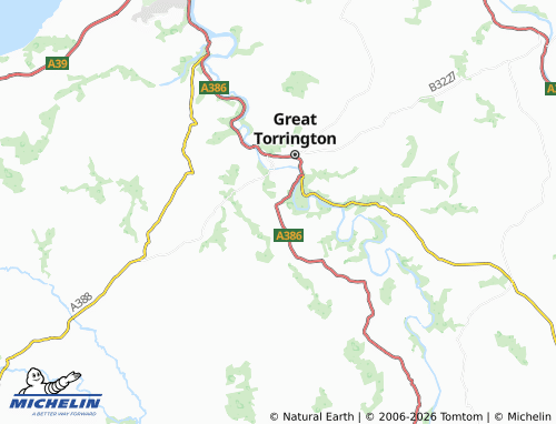 Carte MICHELIN Little Torrington - ViaMichelin