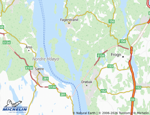 Mapa MICHELIN Hallangstangen - ViaMichelin